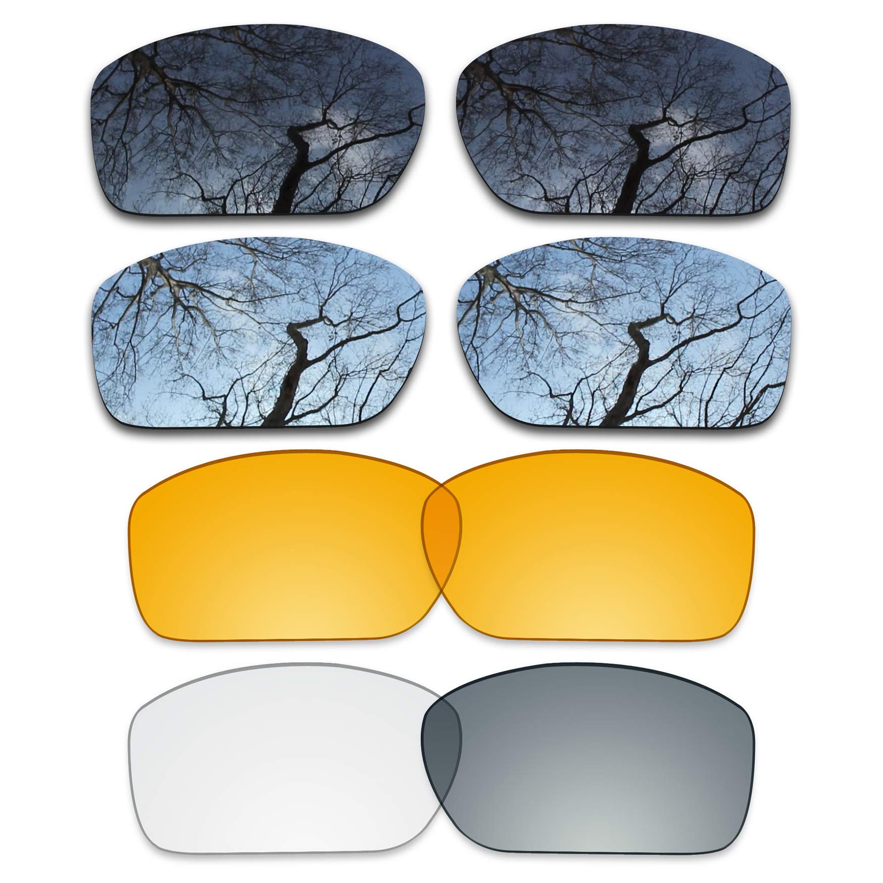 ToughAsNails Set of 4 Replacement Lenses for Oakley Scalpel Pack-BSHP6