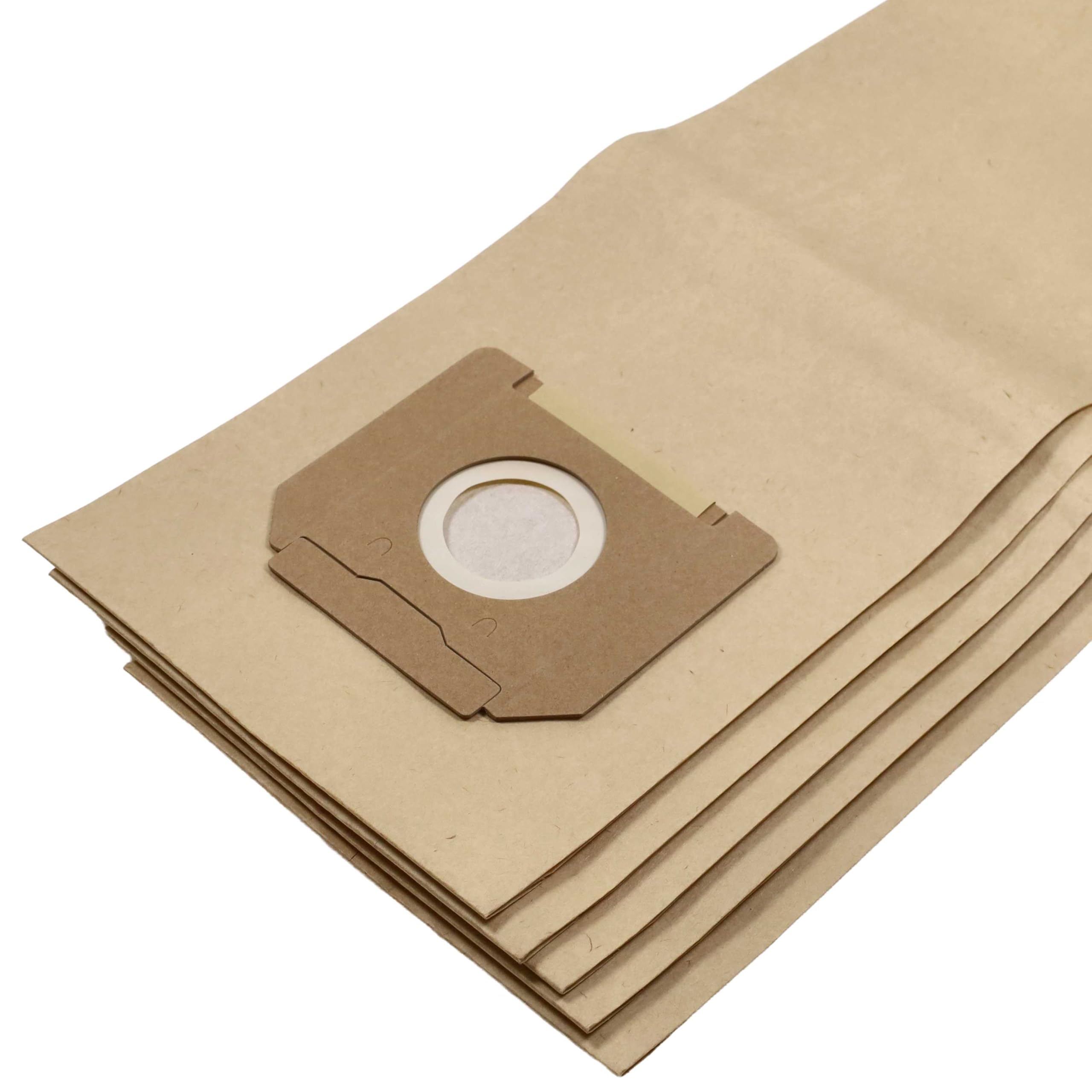 vhbw 50 worków do odkurzacza kompatybilnych z odkurzaczem Kärcher NT 361 Eco Premium, NT 361 Eco MA, NT 361 Eco Te – 29 cm x 21 cm, brązowy