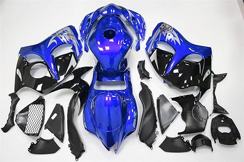 Miniatura 2 de Carenado completo de plástico azul negro apto para 2008-2019 GSXR 1300 Hayabusa Gen2 Inyección ABS Carrocería Nuevo mercado de accesorios Kit de