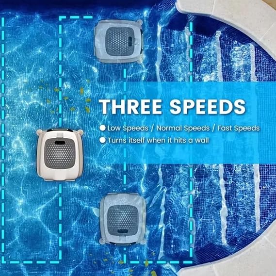 Pool Skimmer Robot,Automatic Pool Skimmer with 7800mah Battery,Manual Remote Control Pool Surface Skimmer Robotic,10-Hour Continuous Cleaning,for Water Parks, Swimming Pools