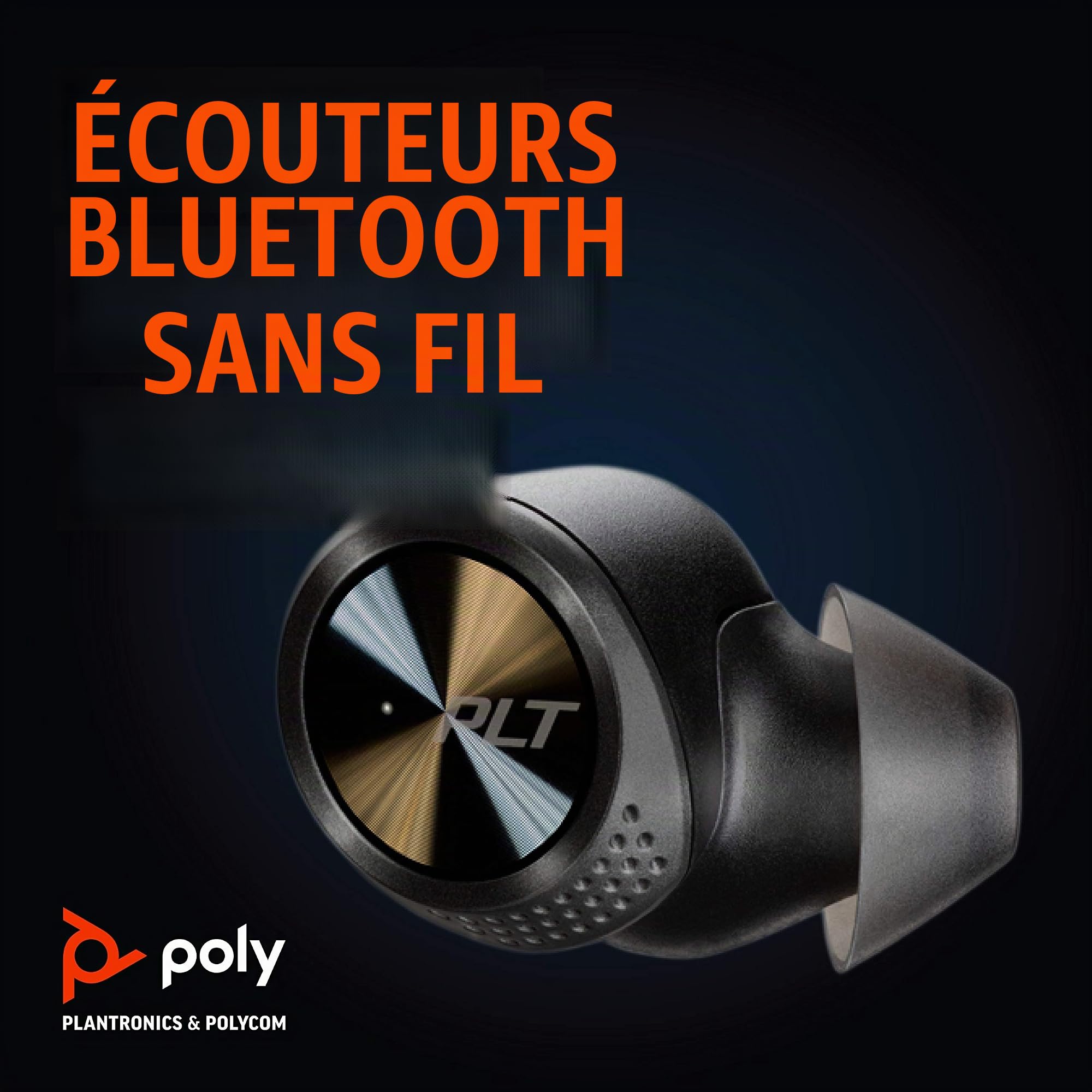 Plantronics BackBeat PRO 5100 Écouteurs intra-auriculaires Bluetooth (True Wireless) - IP54 - Noir