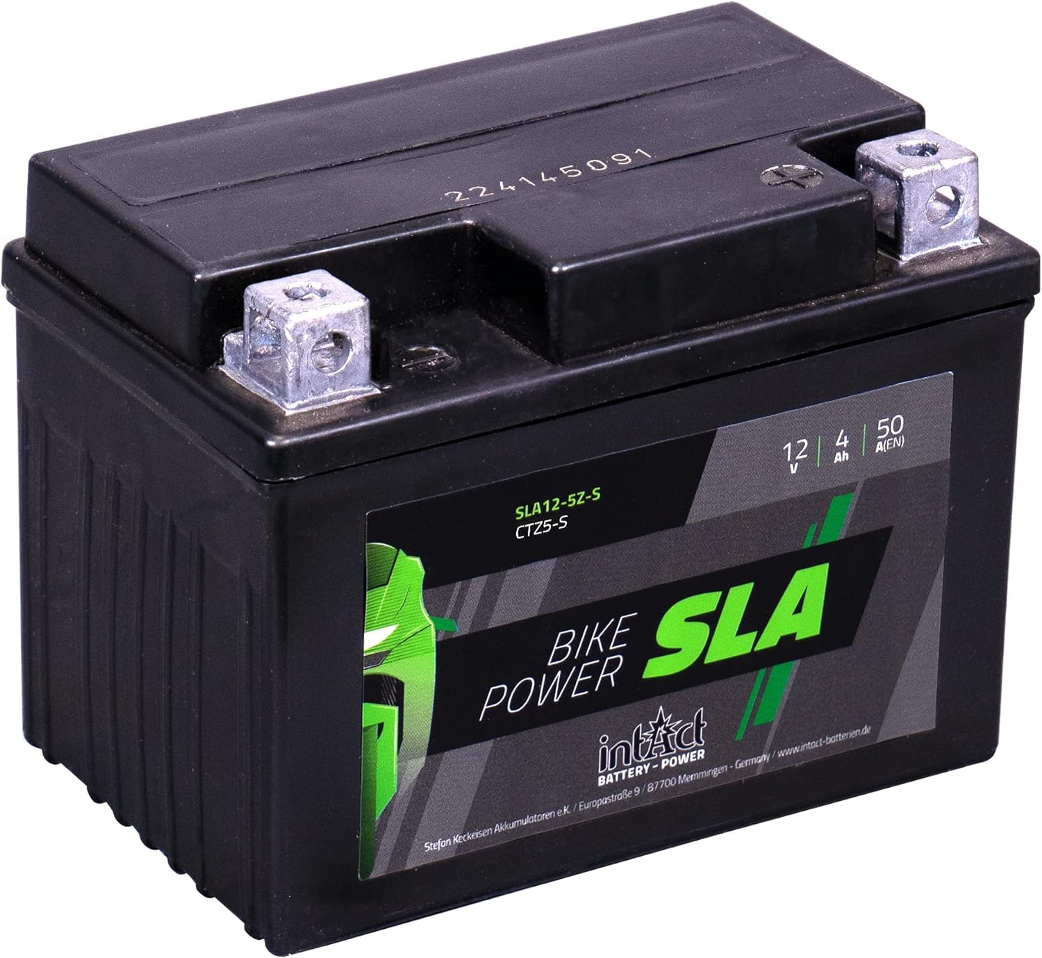 Batterie AGM Intact 12V 4AH pour Moto et Scooter - Sans Entretien