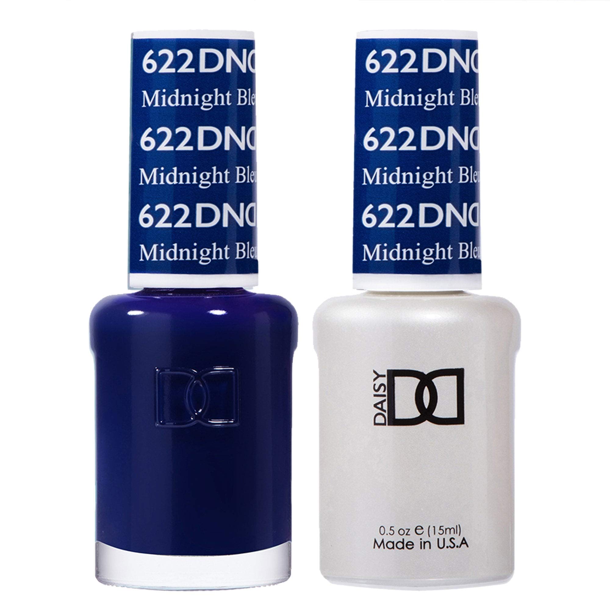 DND Duo Gel & Nail Polish Set - Midnight Bleu 622-2x15ml