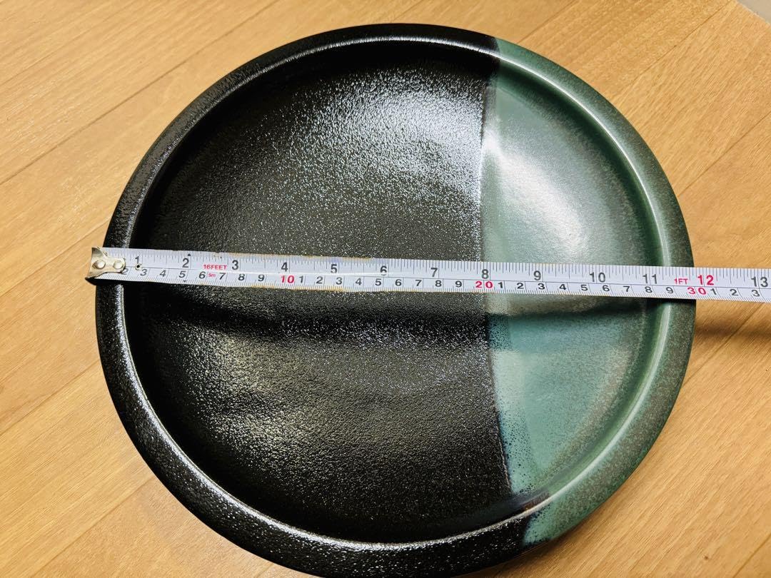 Amazon.co.jp: 中居窯 尺皿30.3センチ 劇レア 牛ノ戸焼 : ホーム＆キッチン