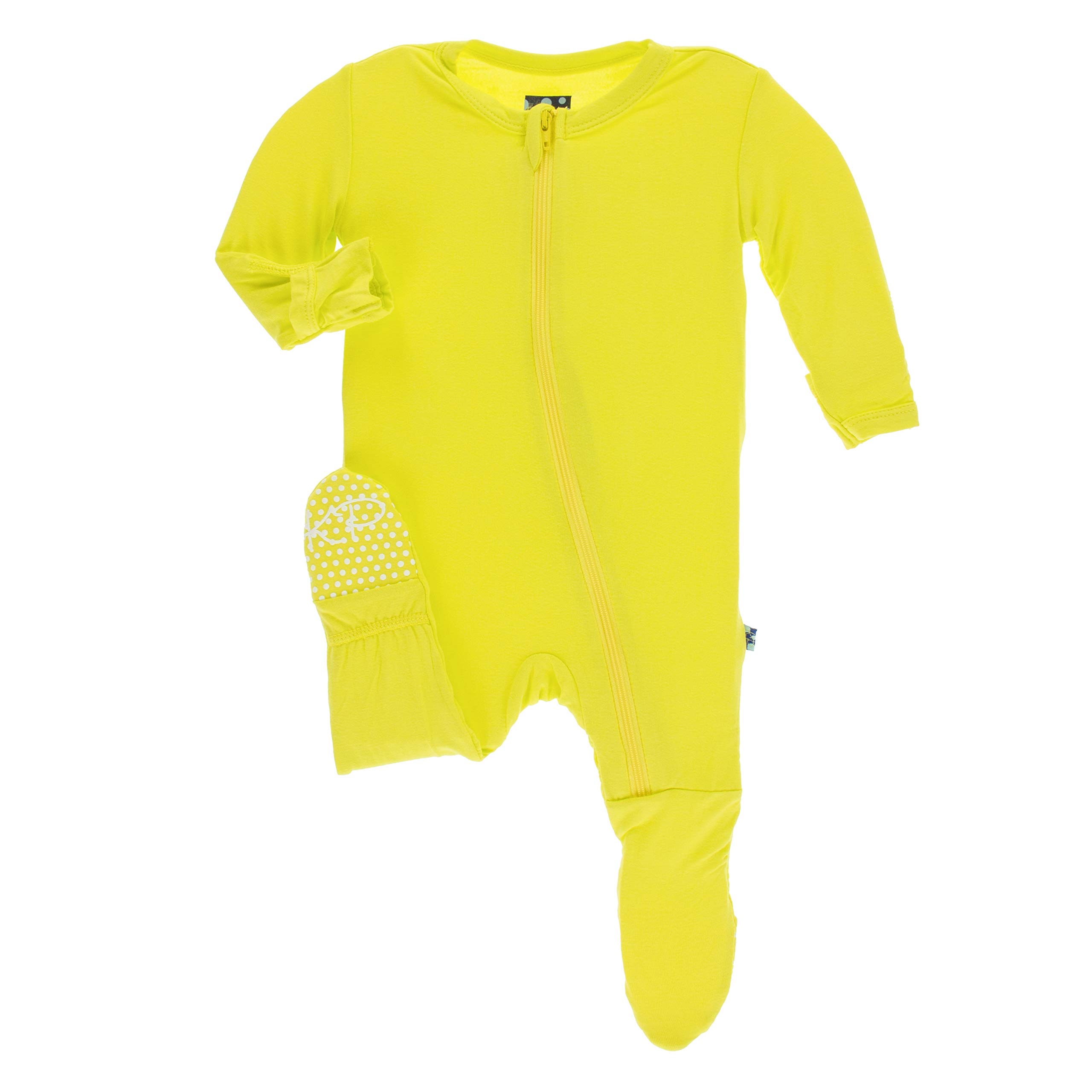 KicKee Pants Little Boys Print Footie with Zipper - Pond Leafy Sea Dragon, 12-18 Months — view 30