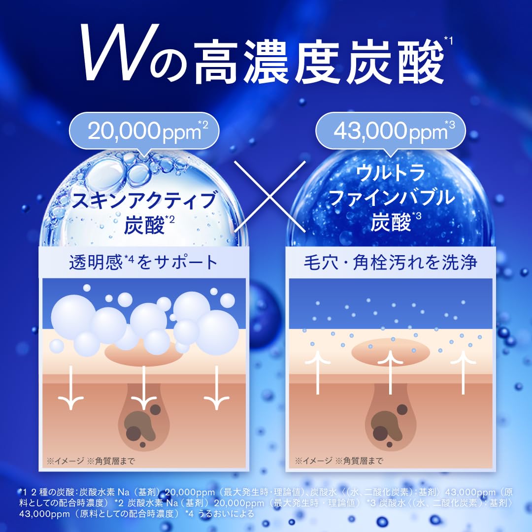 Amazon.co.jp: 【43,000ppmのダブル高濃度炭酸】SISI AWA 