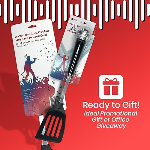 Miniatura 6 de Espátula de Micrófono Rockstar - Divertido Gadget de Cocina para Cantantes y Amantes de la Música - Divertido Utensilio de Cocina Novedoso para