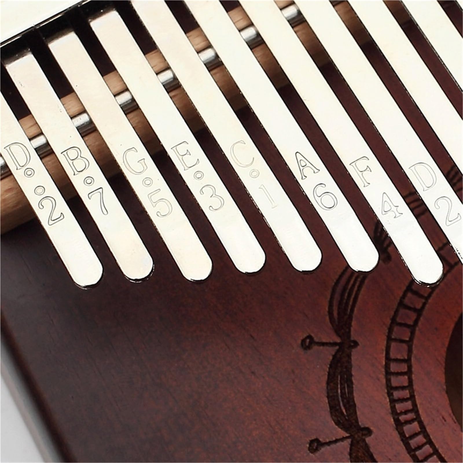 Daumenklavier mit 17 Tasten, Daumenklavier, Kalimba-Fingerklavier für Anfänger, Musikinstrument, Daumenklavier Farbverlauf, Kalimba (Stil 16)