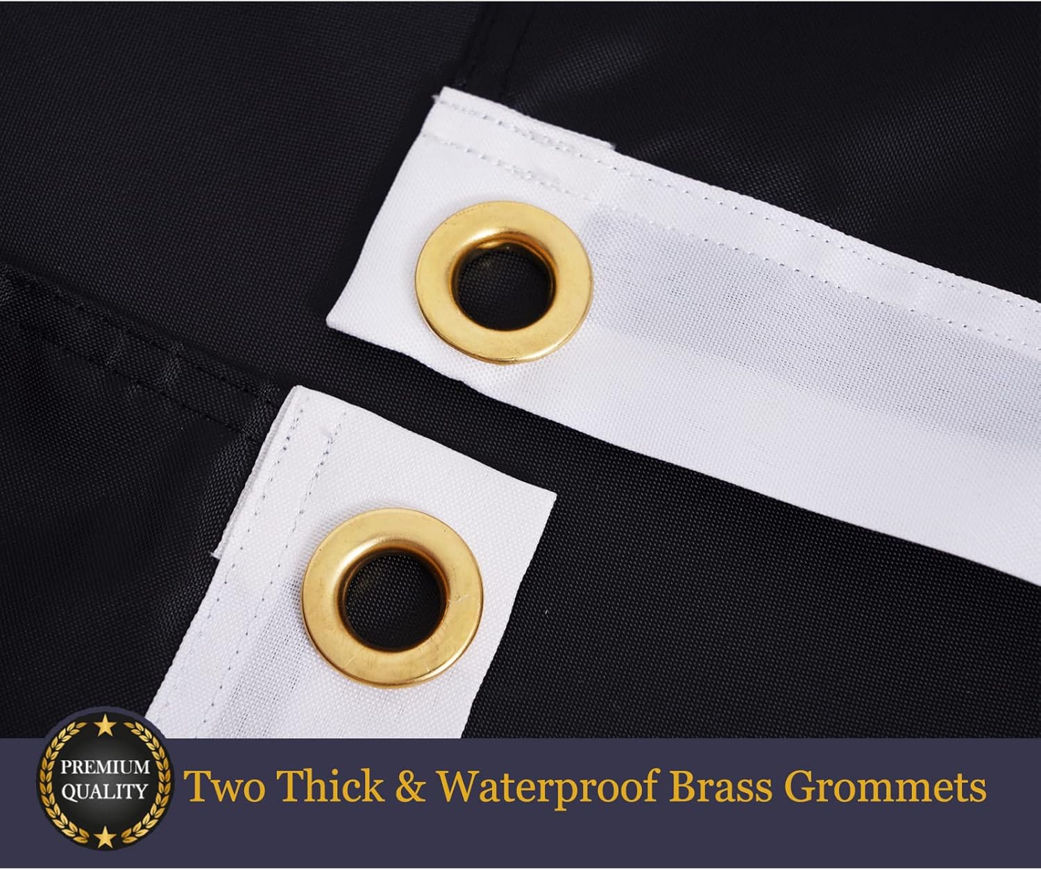 Homissor Pow Mia Flag Embroidered 3x5 Outdoor - Heavy Duty Double Sided You are Not Forgotten War Flags 300D Military Pow Flags for Outside - Image 4