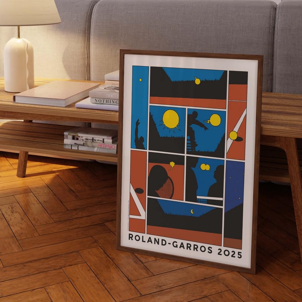 Offizielle Roland Garros Paris Poster (2025)