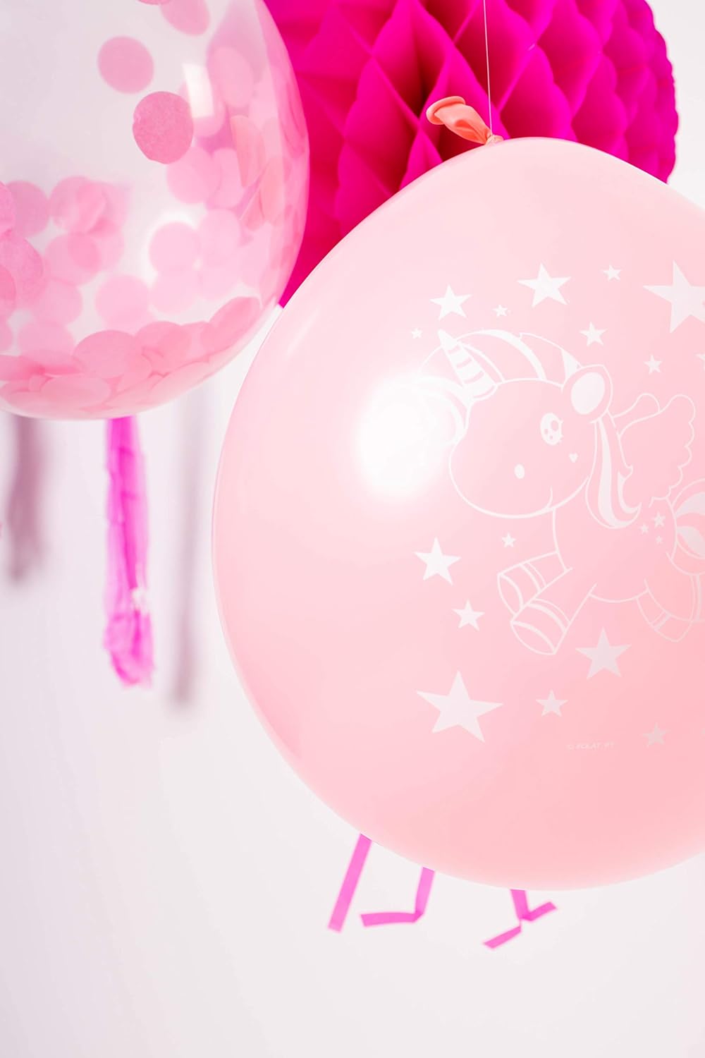 Folat Generique 6 Balloons with Unicorn