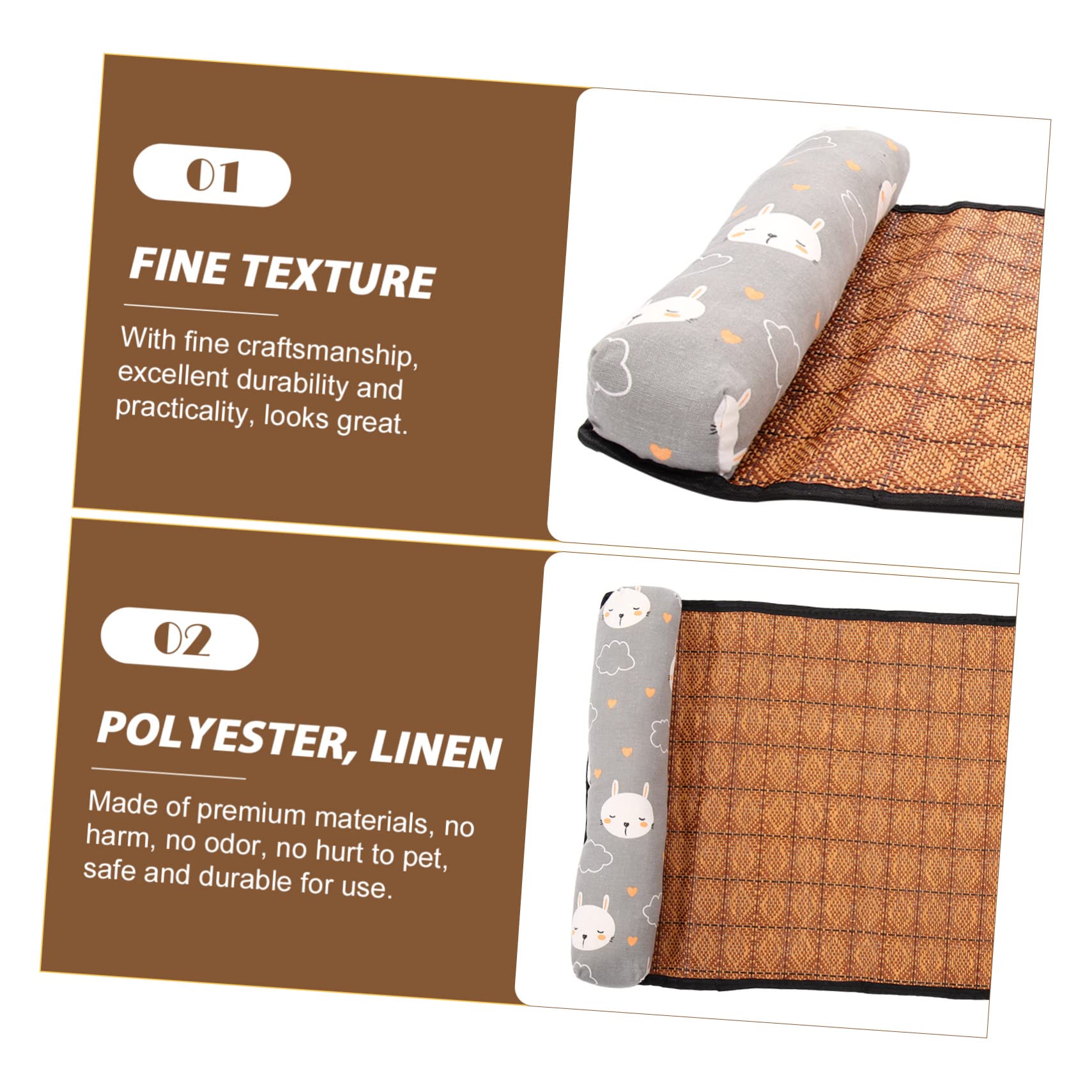 Summer Cat Cooling Mat Comfortable Ice Pet Mat for Cats and Dogs Lightweight Durable for Hot Weather for Pets Up