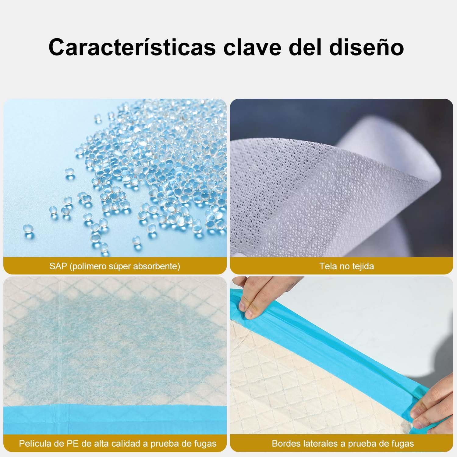 Gardner Pet Empapadores Perros Grandes 70x85 cm-30 Piezas | Súper Absorbentes, Prueba de Fugas, Secado Rápido, Meadero para Perros en Casa