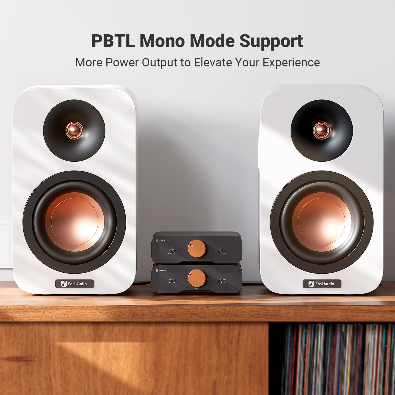 Fosi Áudio ZA3 Amplificador Estéreo Equilibrado Home Audio