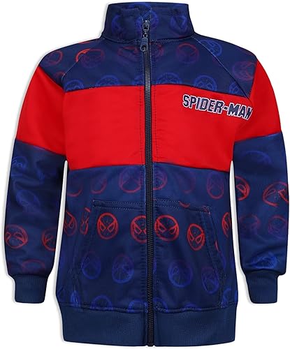Miniatura 2 de Spider-Man Marvel Boys Zip Up Jacket and Jogger Set for Toddlers BlueRed