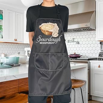 JNIAP Sourdough Baker Apron - Sourdough Whisperer Gift for Her