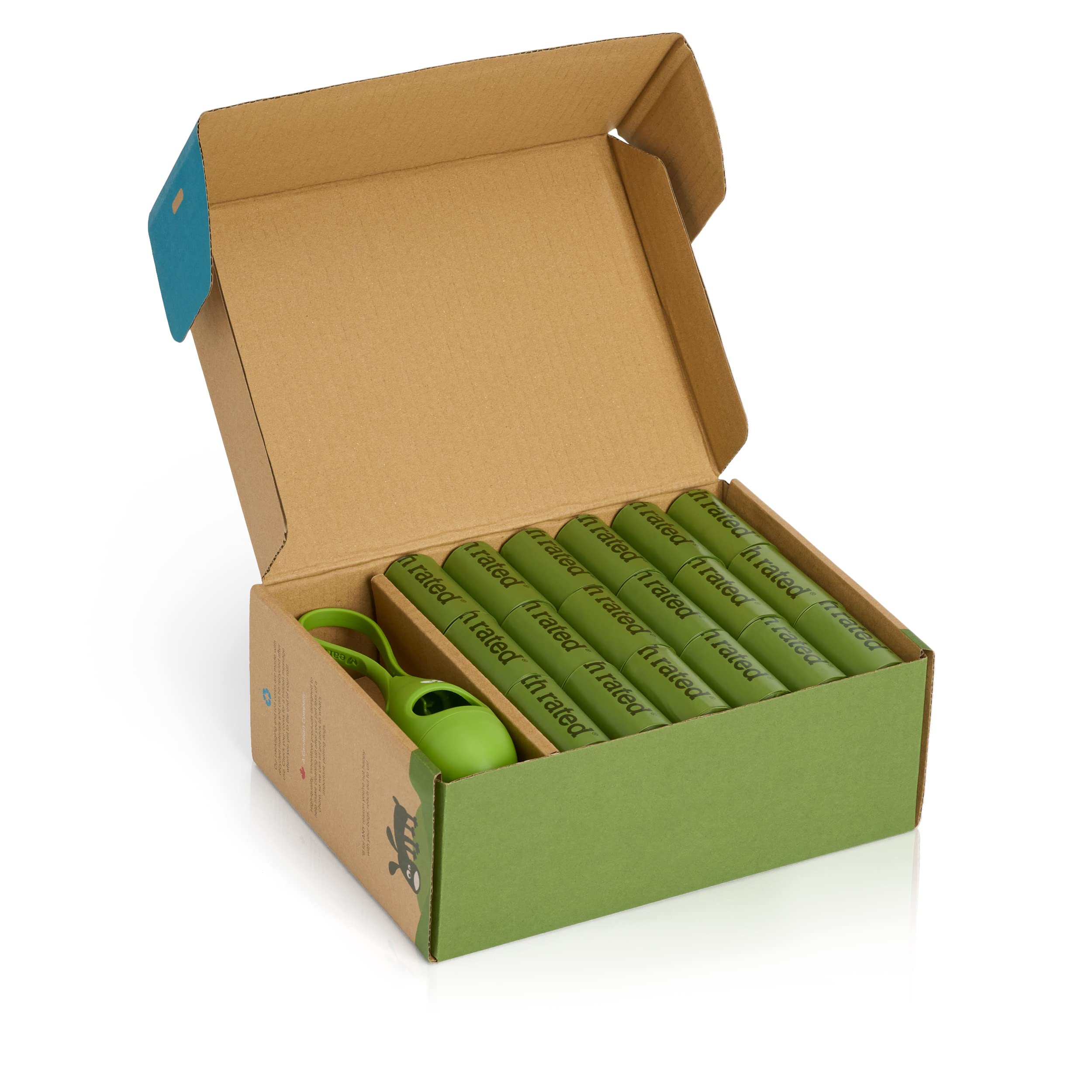 Earth Rated - Porta sacchetti igienici per cani - Si aggancia al guinzaglio del cane per tenerlo a portata di mano - 1 dispenser e 900 sacchetti inodore