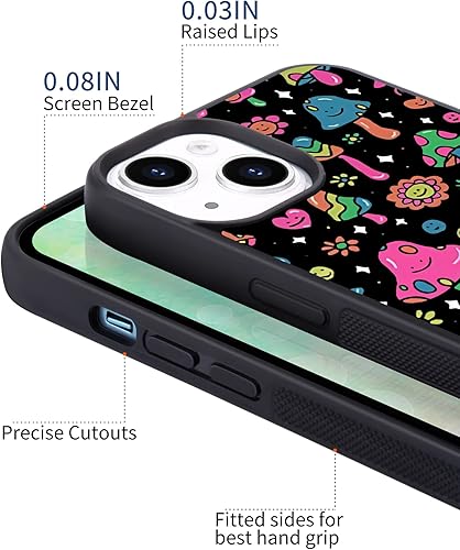 Miniatura 3 de Linda funda de teléfono Mushroon para iPhone 12iPhone 12 Pro, funda de hongos TPU a prueba de golpes, funda protectora femenina para teléfono con