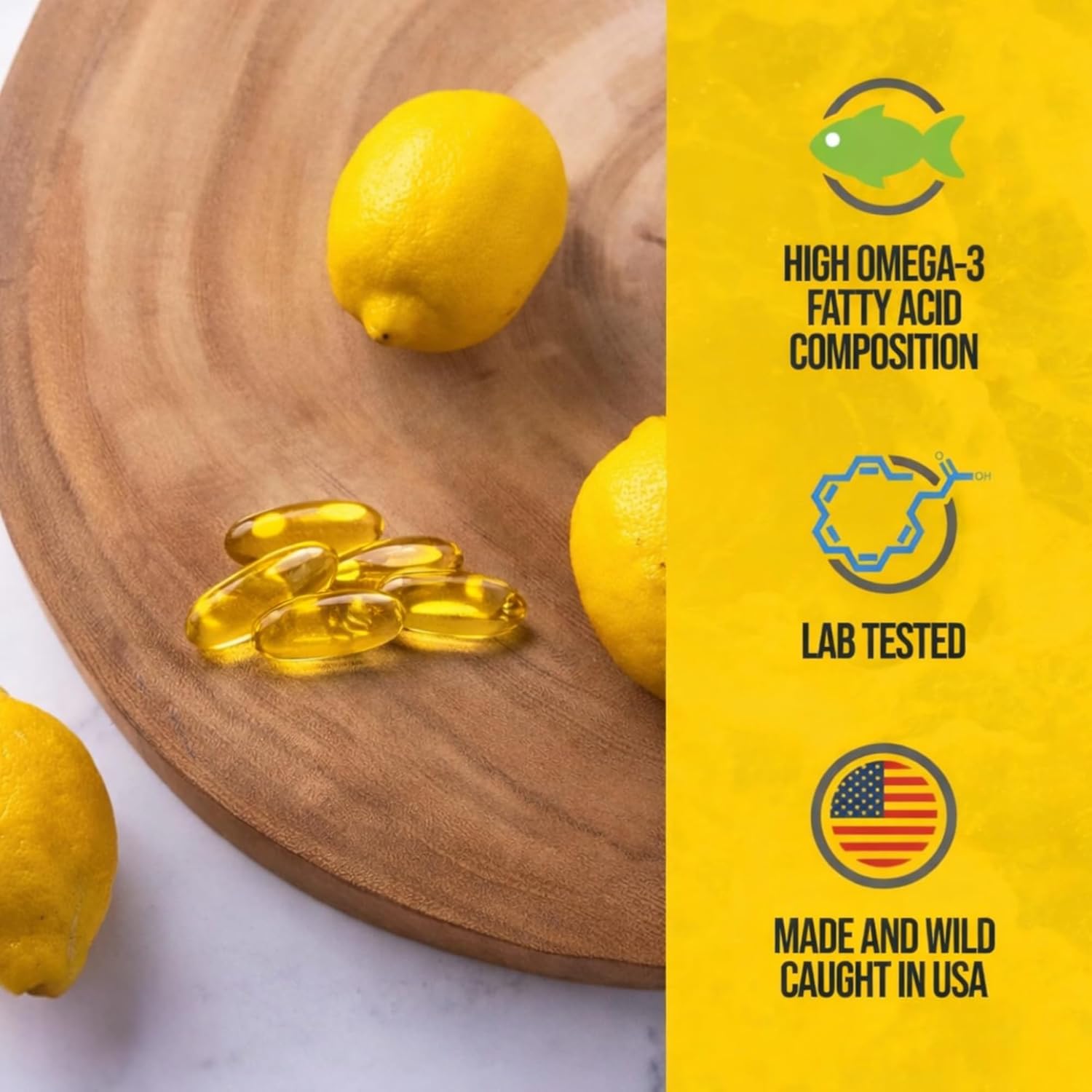 On Target Living Alaskan Cod Liver Oil 120 Soft Gels | Line Caught in The USA | Naturally Occurring Vitamin D | Rich in Omega 3 DHA/EPA