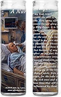 A Nurse Prayer Set of 2 Candles and a Prayer Card Blessed by The Pope (2)