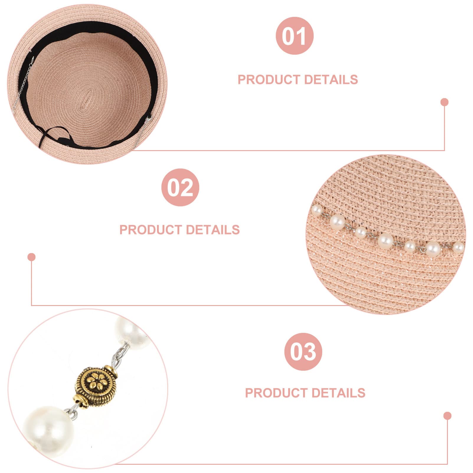 PACKOVE Sombrero de Sol Plano Gorro Sol Sombrero Sol protección Solar de Playa de para Hombre para el Sol Tapa Parasol de Mujer Papiro