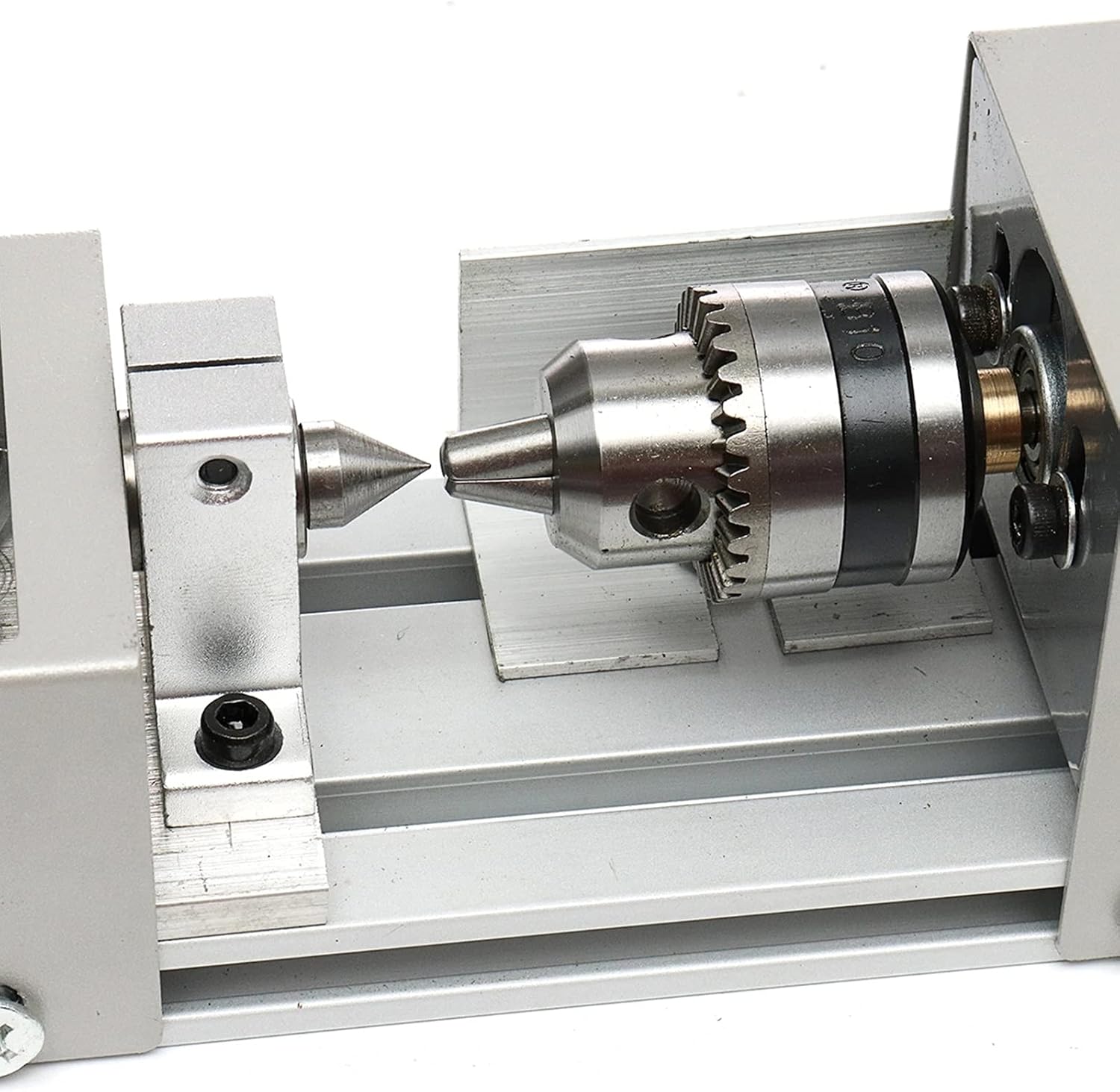 Woodworking DIY Lathe,24V 96W Mini Lathe Working Wood Lathe Milling Polisher Hine, Speed 7000RPM Grinding Milling Cutting Drill Tool with Power Adapter