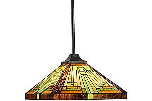 Capulina Tiffany Style Stained Glass Hanging Light