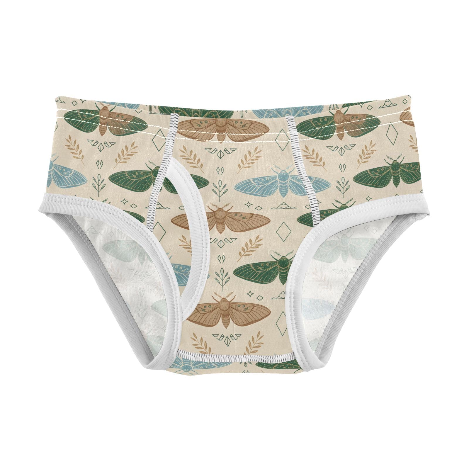 Boys Exclusive Briefs Toddler Underwear 95 Combed Cotton Boxerbriefs 2T Retro Moth