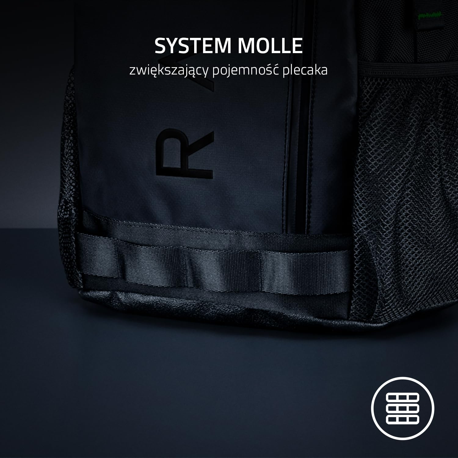Razer Rogue V3 Backpack (13.3") Black Edition - Kompaktowy plecak podróżny (przegroda na laptopa do 13 cali, odporna na ścieranie, poliestrowa powłoka zewnętrzna) Czarny