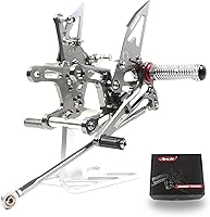 Vista 40 de Arashi (Versión 2.2) reposapiés ajustables para motocicleta KAWASAKI Ninja 300 EX300B ABS / EX300A/ EX300 ABS/ EX300A / SE 2013-2017 Accesorios