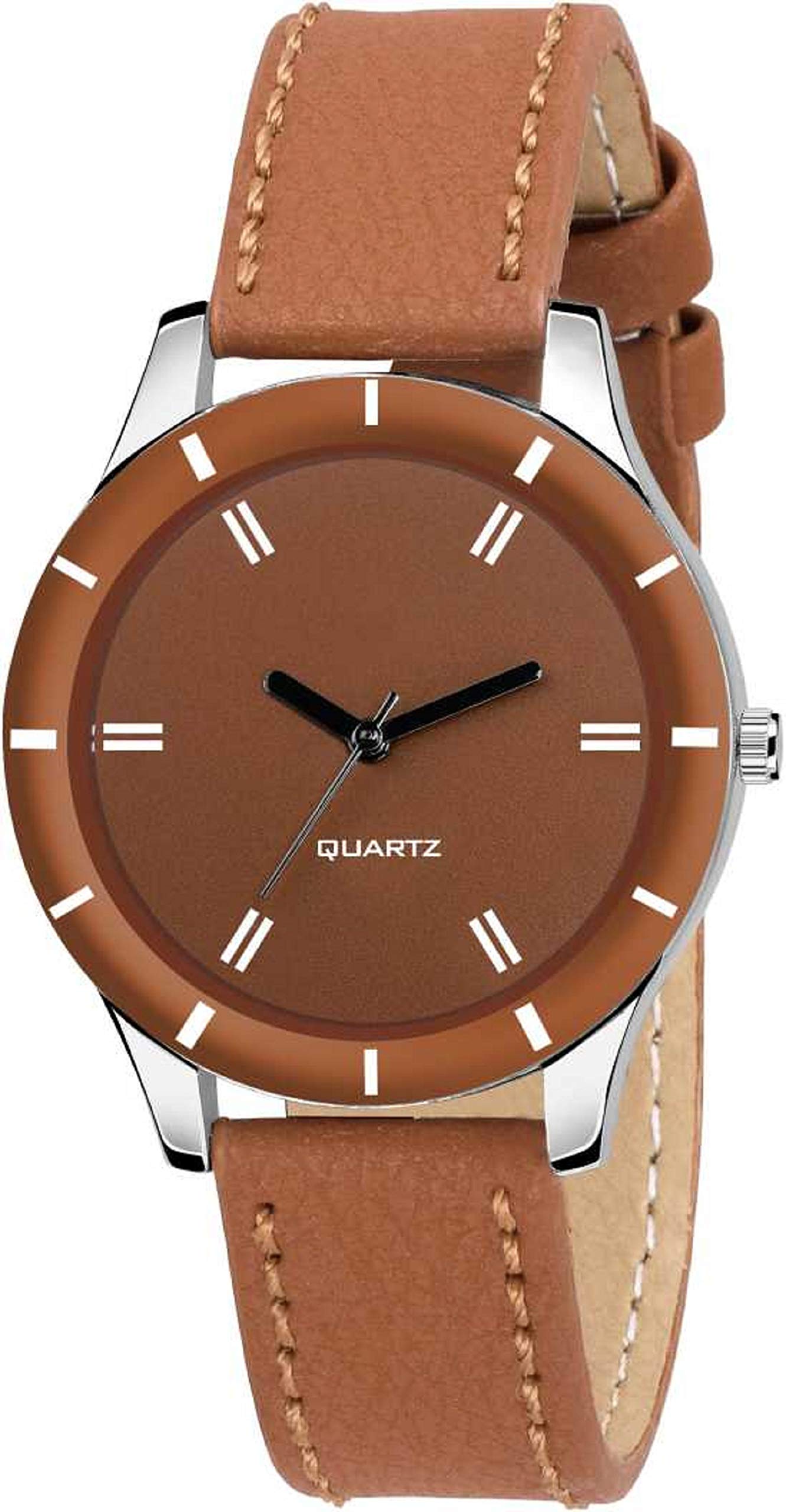 Shivark Brown Cut Glass Brown Strap Watch for Girls & Women (B08X3GTW36) Amazon Price History, Amazon Price Tracker