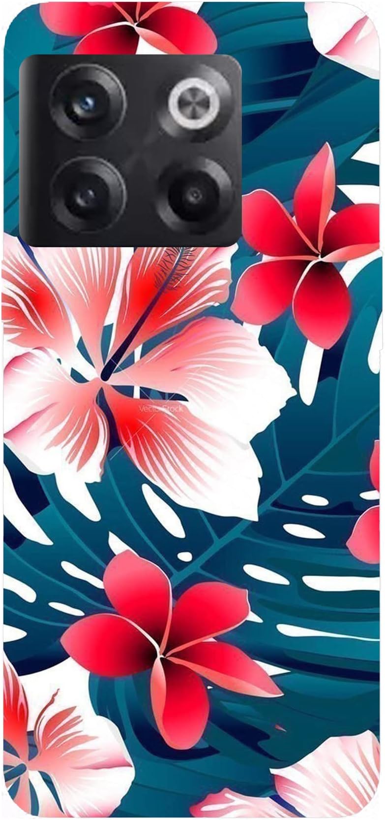 Y Yuphoria White Desgin Printed Soft Designer Mobile Back Cover for OnePlus 10T