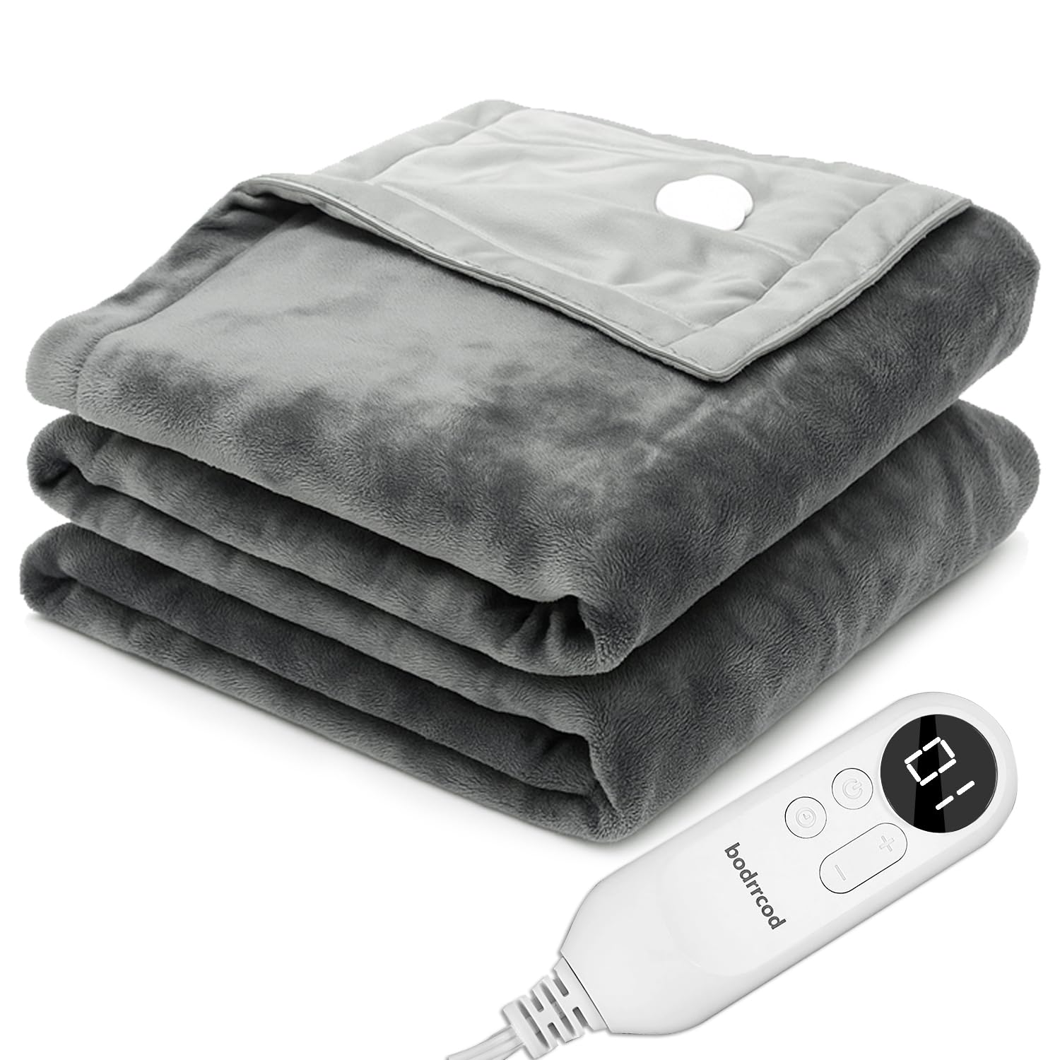 Amazon.co.jp : 電気毛布 敷き 掛け188×130cm 電気膝掛け【ダブル