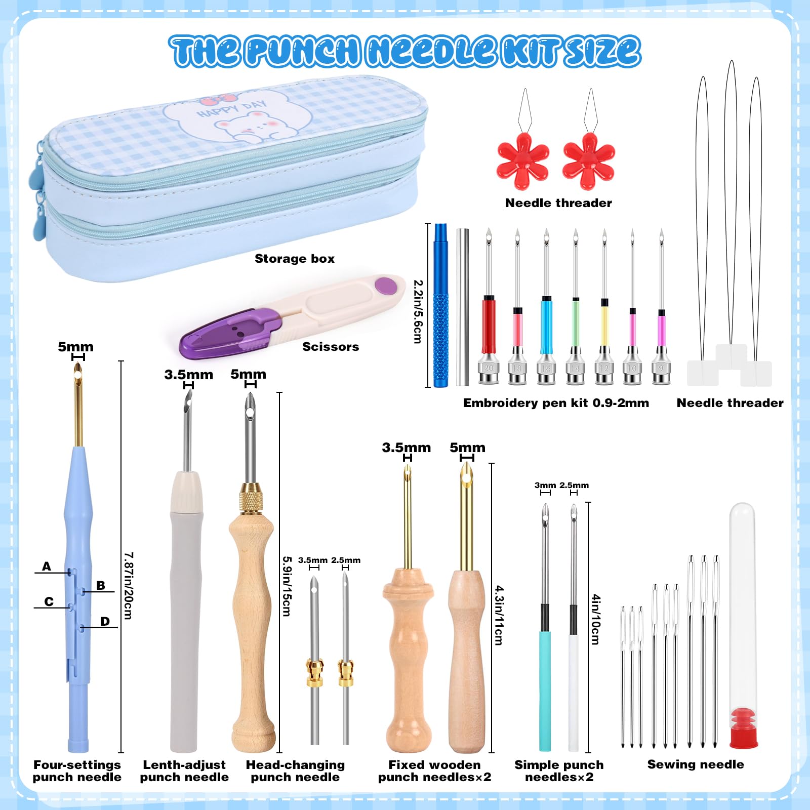 Punch Needle Kit - Beginner Friendly Rug Hooking -3