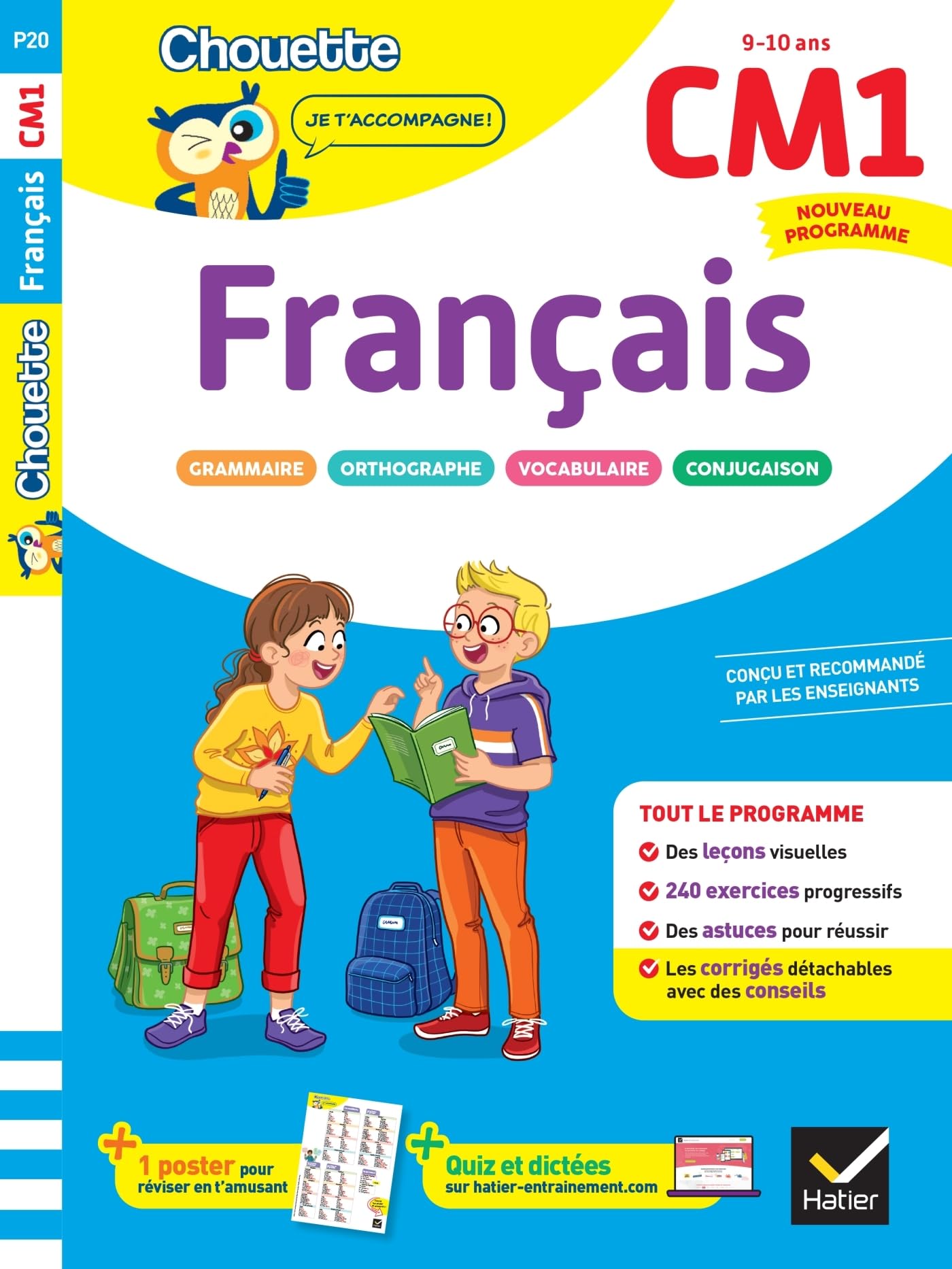 Français CM1 - Cahier de soutien nouveau programme: Leçons et exercices corrigés: 20