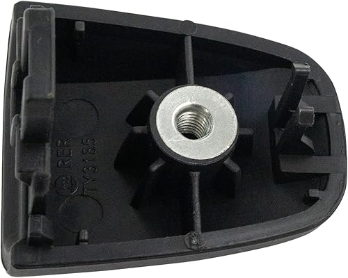 Miniatura 429 de TRQ Manija de puerta exterior delantera izquierda plateada para el lado del conductor compatible con Nissan 370Z 2009-2017