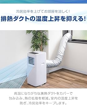 IOYOI スポットクーラー 2024最新型+ダクトホースカバー IOYOI スポットクーラー 2024最新型+ダクトホースカバー