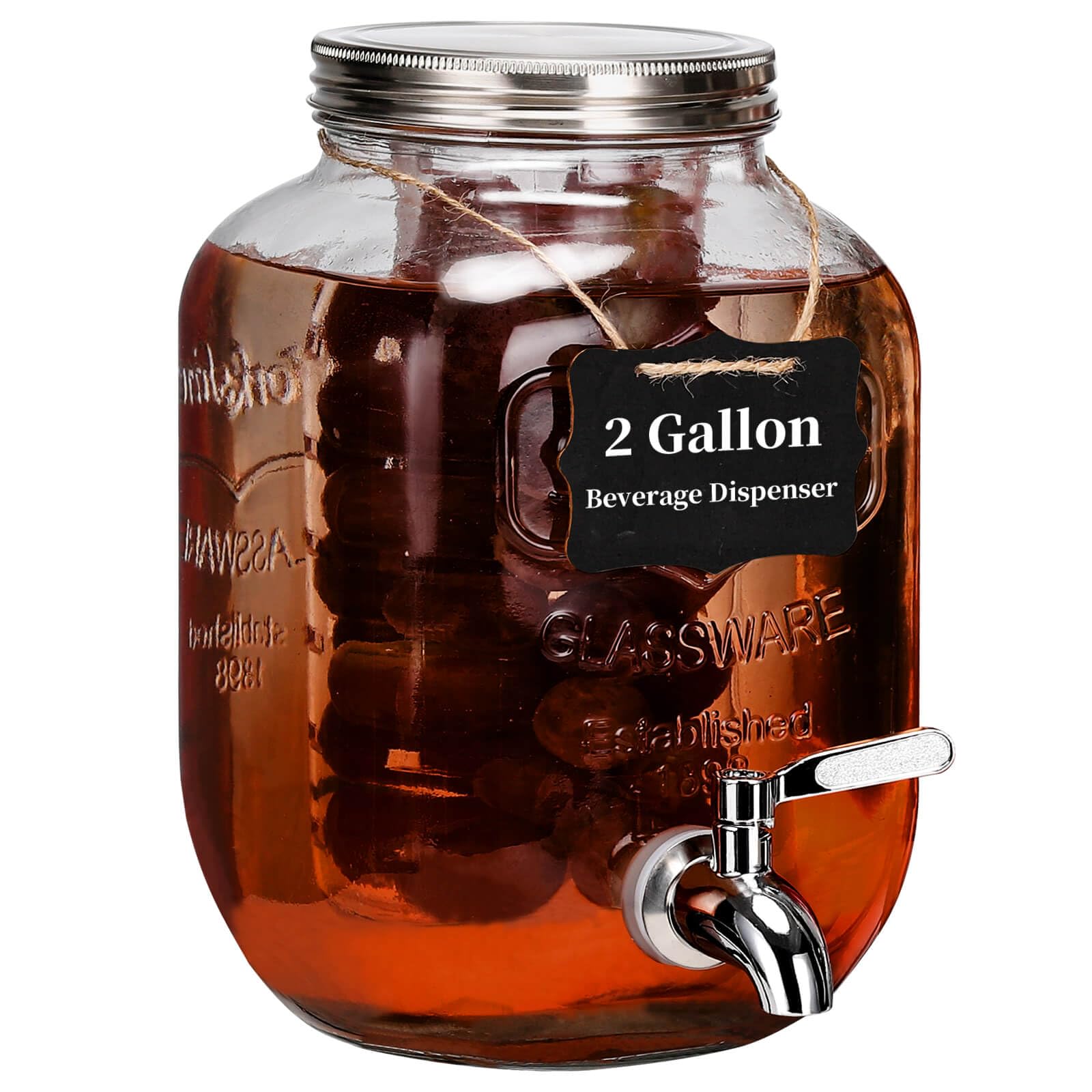 Amazon.com | 2 Gallon Drink Dispenser with 18/8 Stainless