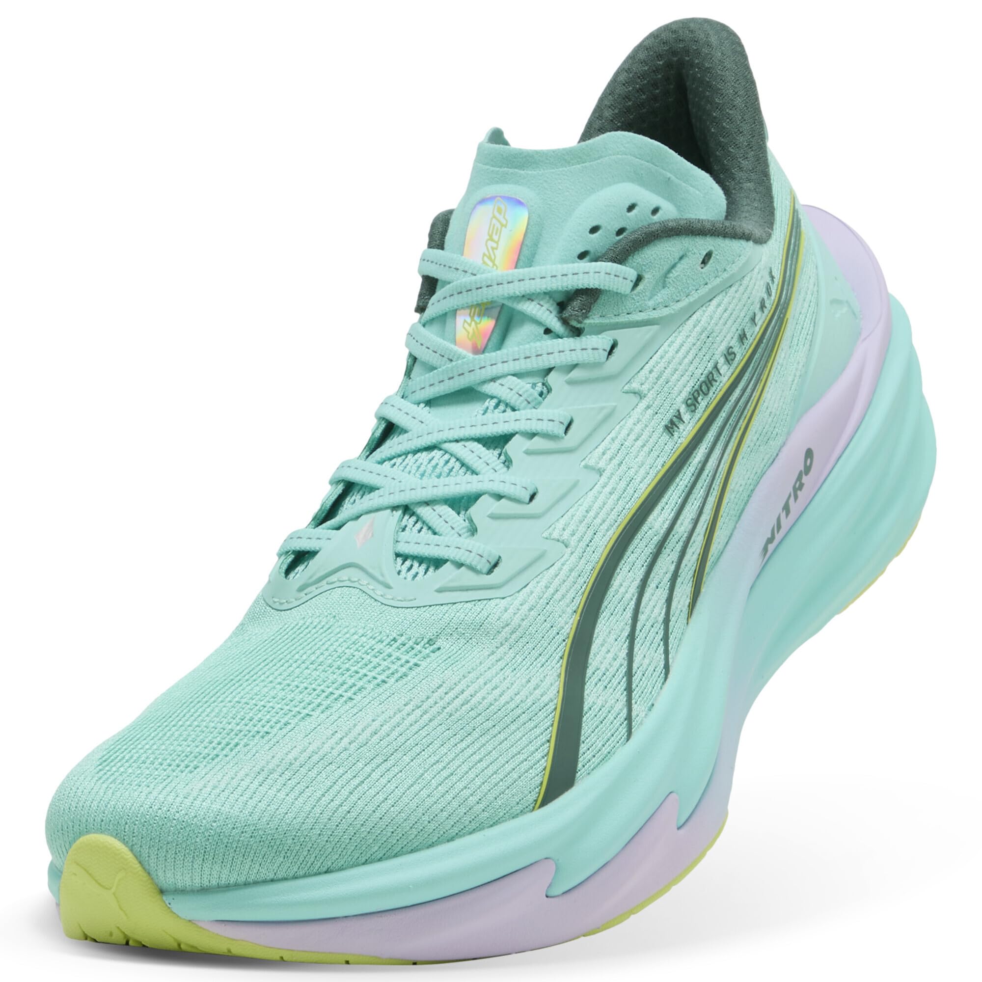PUMA Deviate Nitro 4 Hyrox Zapatillas para Correr Zapatilla Neutral Hombres Turquesa - Intense Mint-Light Lavender 44