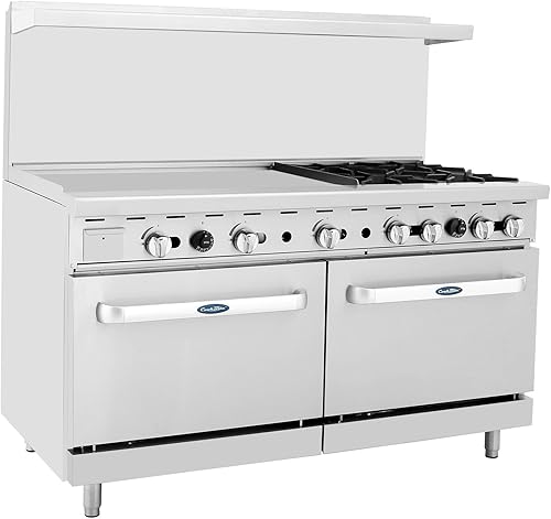 Miniatura 4 de Atosa AGR Cocina de Gas Comercial, 36.0 in Gas Range, Plancha Superior, (1) Horno Estándar, Gas Propano (AGR-36G-LP)