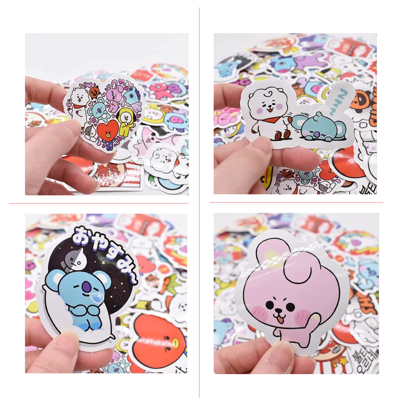 100 Adesivi Vinile PVC Per Laptop - Stickers BTS E Graffiti, Impermeabili E Riutilizzabili - Foto 8