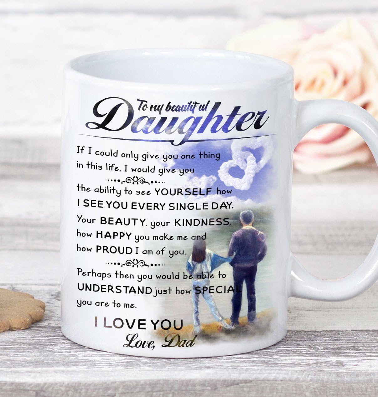 Exclusive Discount 90% Price Gifts for Daughter From Dad - To My Daughter Canvas Coffee Mug - 11oz Novelty Ceramic Cup - Christmas, Xmas, Birthday, Wedding, Fathers Day, Graduation, Valentine's Day Gift ideas for daughters Women 40% Off Discount Gifts for Daughter From Dad - To My Daughter Canvas Coffee Mug - 11oz Novelty Ceramic Cup - Christmas, Xmas, Birthday, Wedding, Fathers Day, Graduation, Valentine's Day Gift ideas for daughters Women