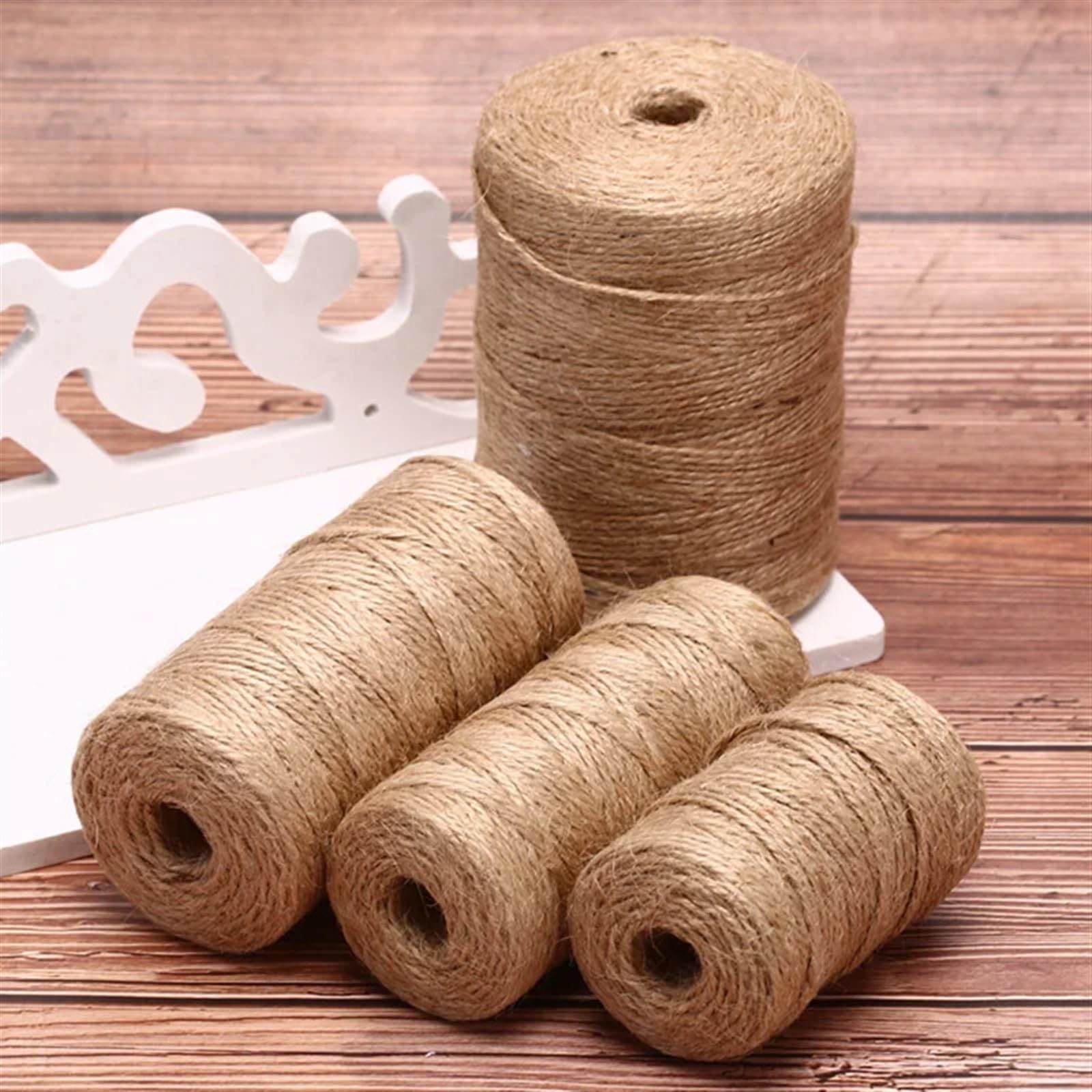 Corda di iuta Corde di canapa e lino fatte a mano Corda for legare Spago iuta Decorazione artigianale fai da te