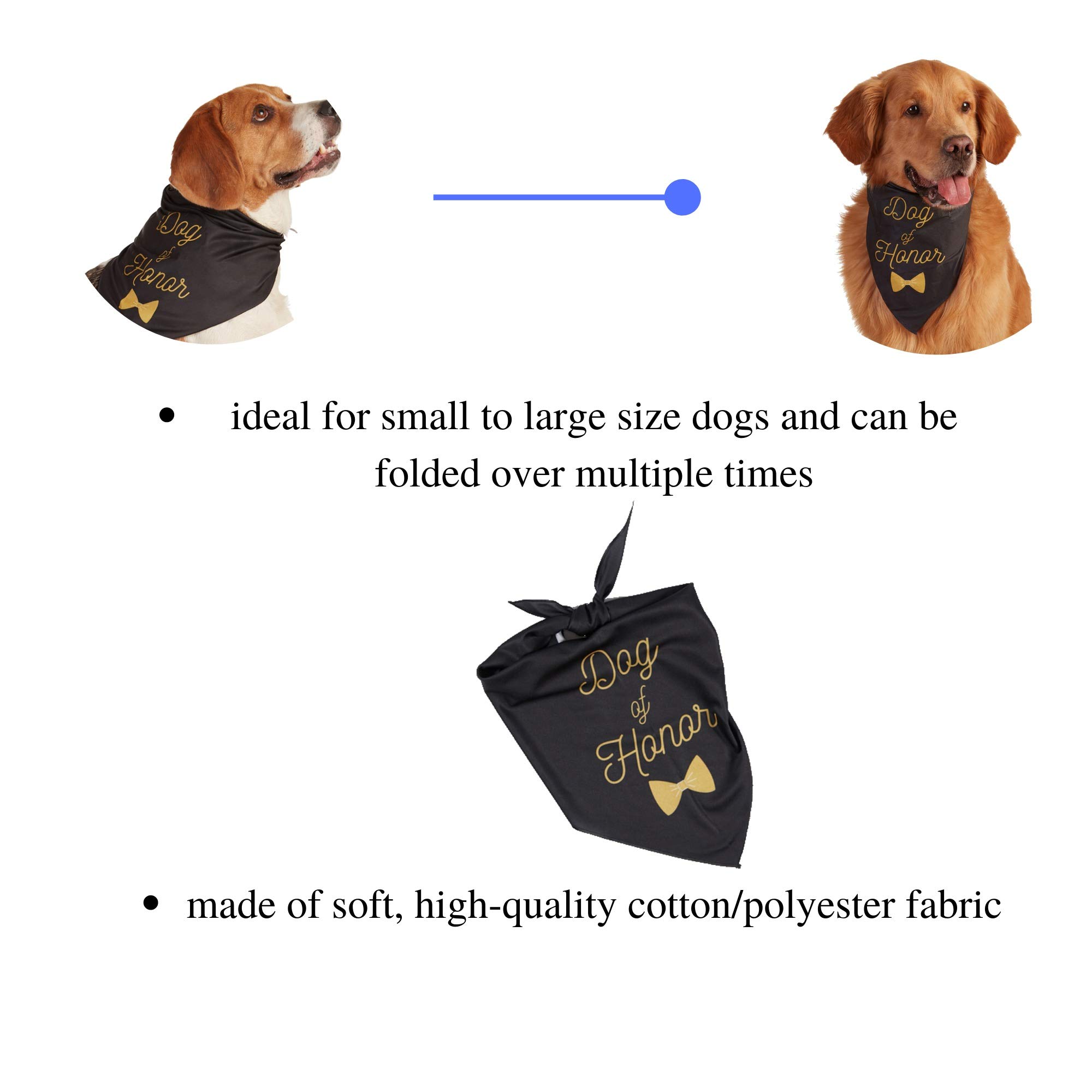 Hunde-Halstuch „Ring Security“ – Süßes Verlobungs- & Hochzeits-Accessoire Für Hunde, Verstellbar, Weicher Stoff