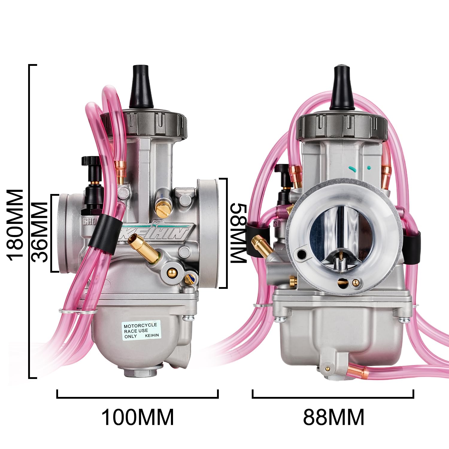 36 mm gaźnik PWK – uniwersalny gaźnik Power Jet do motocykli h.o.n.d.a Suzuki Yamaha K.T.M Kawasaki, quadów, skuterów crossowych i skuterów | Gaźnik do motocykla ATV UTV Scooter