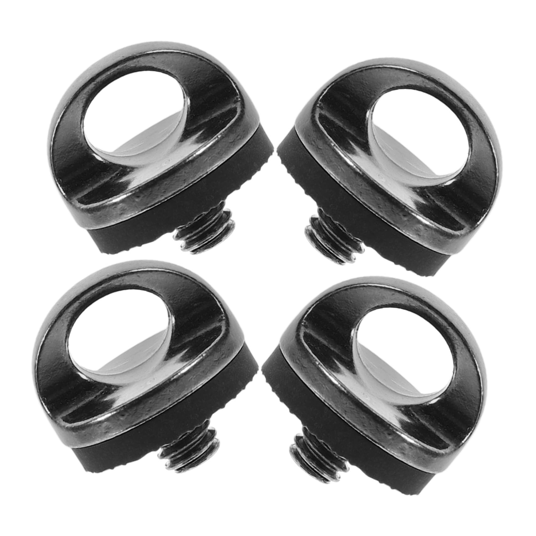 Homoyoyo Clip De Cámara De Mochila Abrazadera De Montaje De La Cámara para Plataforma Titanio Tornillo De Liberación Rápida Arreglar Montar Aleación De Zinc Dark Grey 4 Piezas X 4