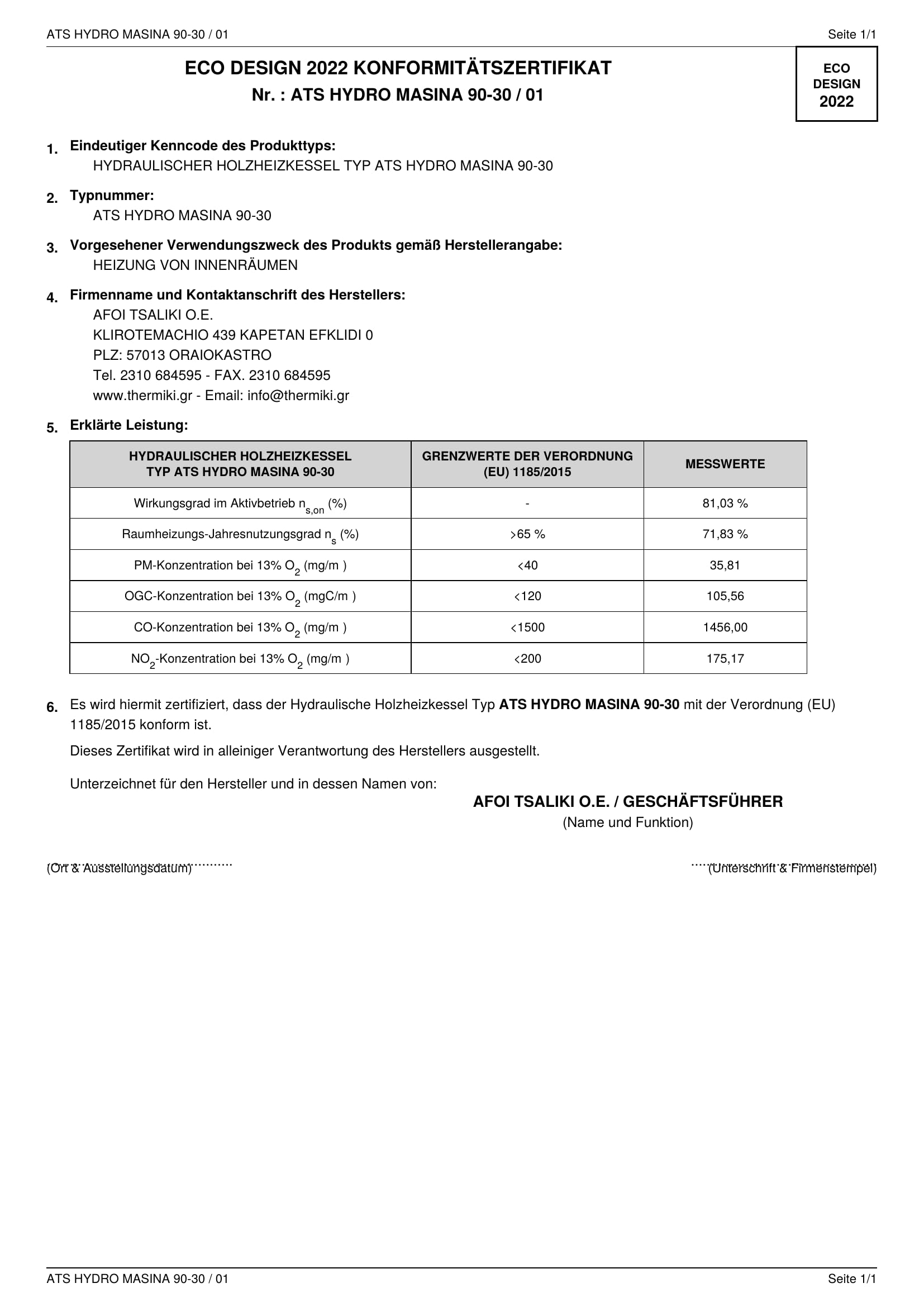BALKAN ENERGY Hidroestufa de leña con horno ATS HYDRO MASINA 90-25, 25kW