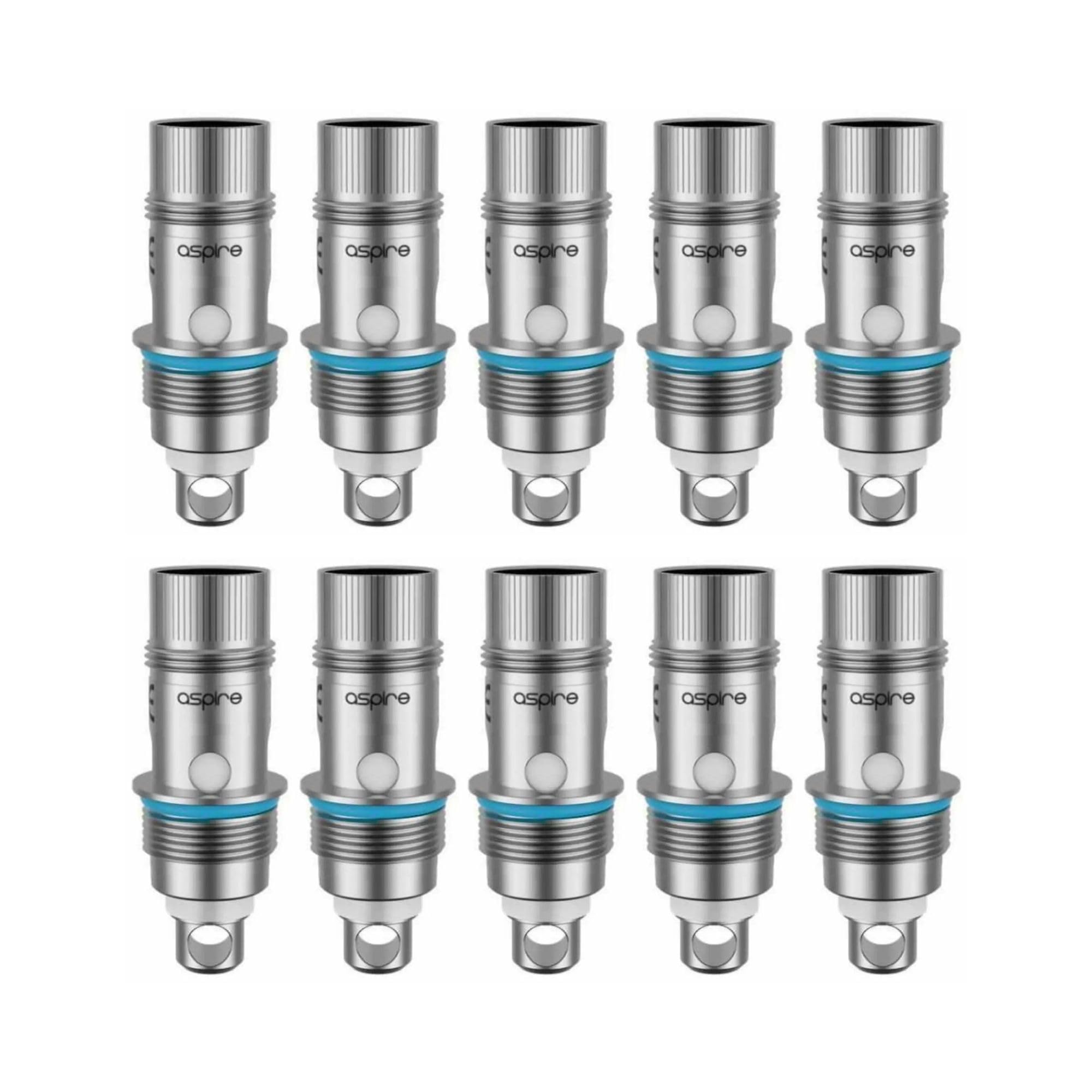 Nautilus BVC Coils for Aspire, Intense Flavour, Longer Lifespan, Deliciously and Cloudy, TVDC, 2ml Cartridge Capacity No Nicotine, 5 Pack (Mesh 1.0ohm - 10 Pack)