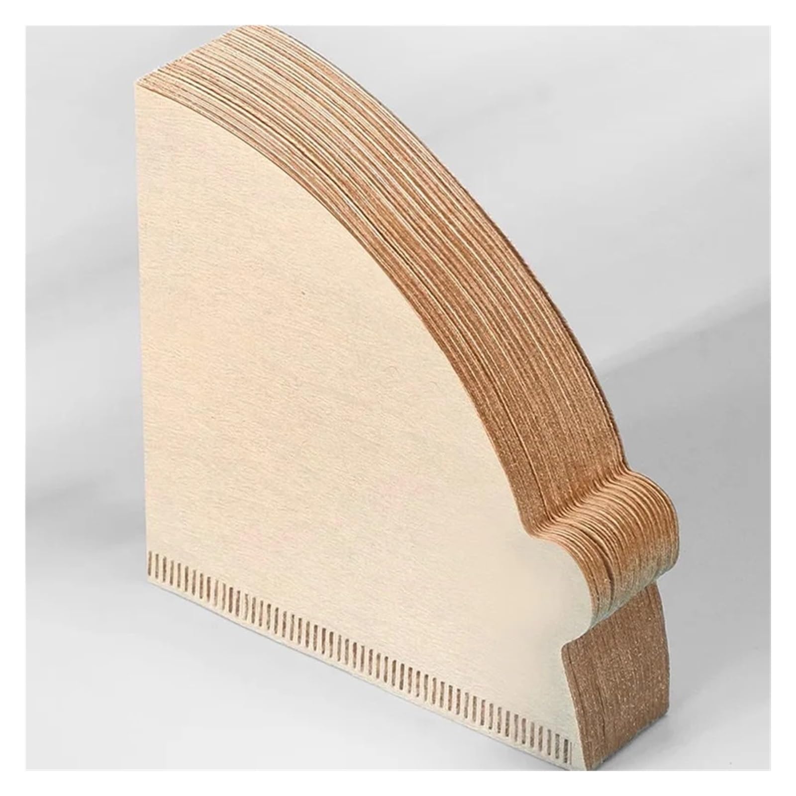 100 Stück Einweg-Kaffeefilter In Fächerform, Kegelförmig, Tropfpapier
