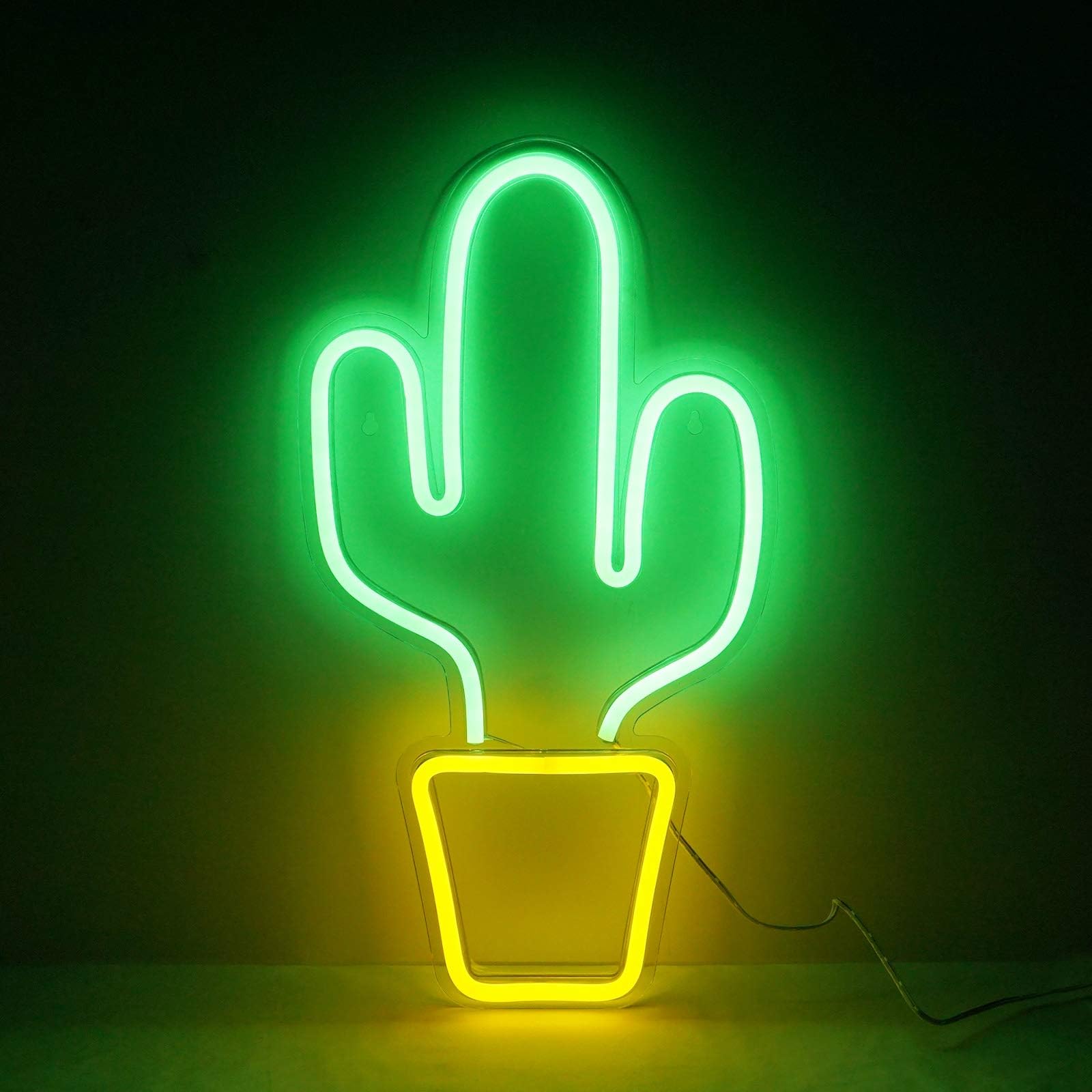 Cactus Shape Neon Night Light